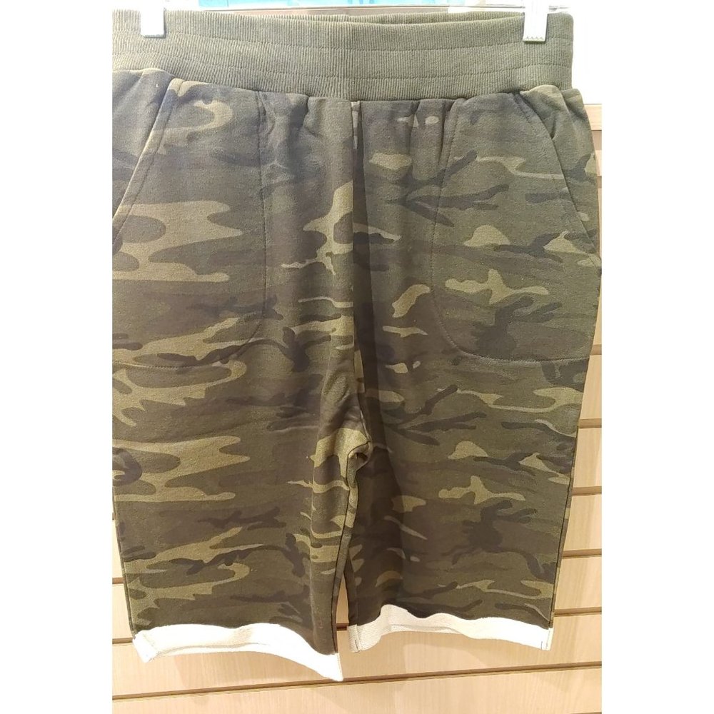 CM Fashion UNİSEX shorts with pockets elastic waist with drawstring
